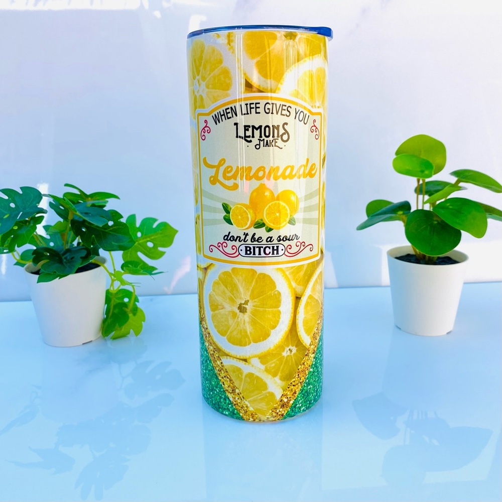Lemonade Tumbler, Lemonade Party, When Life Give You Lemons Make Lemonad